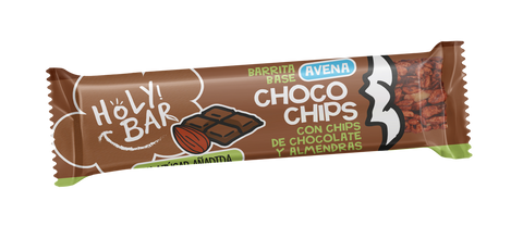 Barritas Chip choc Almendra Holy 20g.